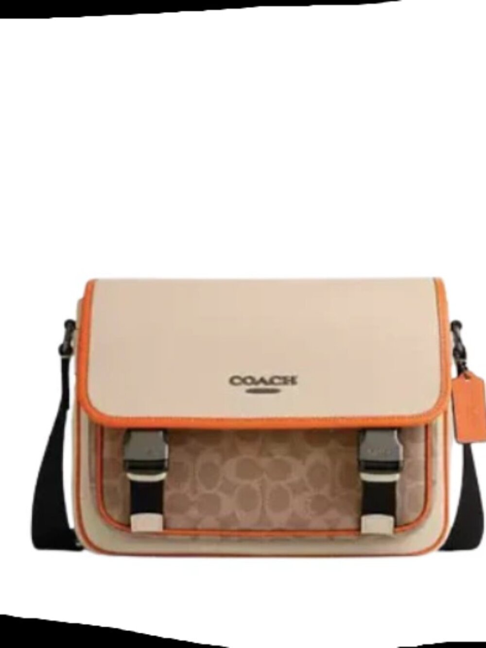 Coach Racer Bag – Ivory/Multi – NWT – Original Coach Wrap Intact - Picture 10 of 12